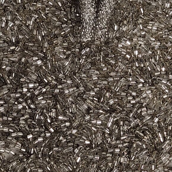 Carlo Fellini Beaded Gray Bag - Picture 4 of 4